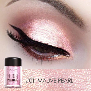 FOCALLURE Glitter Eye Shadow 18 Colors Cosmetic Makeup Diamond Lips Loose Makeup Eyes Pigment Powder Comestic Single Eye Shadow