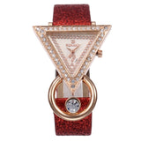 Fashion Casual Bracelet Watch Women High-end Blue Glass Life  Distinguished Quartz Watch Clock Female M