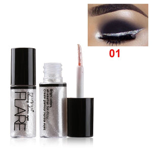 Professional Shiny Eye Liner Pen Cosmetics for Women Silver Rose Gold Color Liquid Glitter Eyeliner Makeup Beauty Tools