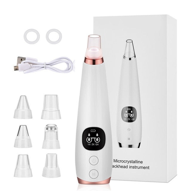 Electric Blackheads Pore Remover Face Nose Vaccum Deep Cleaning Blackheads Tools  Facial Steamer Spa Moisturizing Skin Care