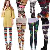 Fashion Legging Women Fashion Deer Christmas Print Bottoms Winter Warm Pants Plus Size 5XL Casual Skinny Elastic Fitness#sw