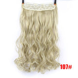 MEIFAN Waist 60cm Long Wavy Curly 5 Clip in Hair Extensions Natural Thick Straight Synthetic Hair Pieces Extention