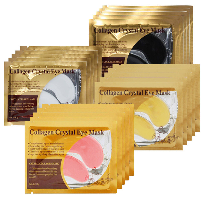 1Pair=2pcs Collagen Crystal Eye Mask Face Mask Gel Eye Patches for Eye Bags Wrinkle Dark Circles Eye Pads Skin Care 4Color TSLM1