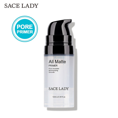 SACE LADY Face Base Primer Makeup Liquid Matte Make Up Fine Lines Oil-control Facial Cream Brighten Foundation Primer Cosmetic