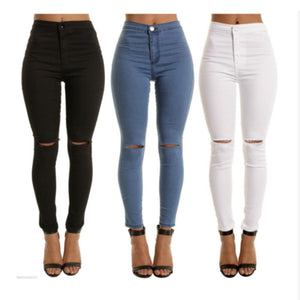 2020 Newest Arrivals Fashion Hot Women Lady Denim Skinny Pants High Waist Stretch Jeans Slim Pencil Jeans Women Casual Jeans