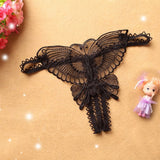 Womens Underpants Women Sexy Hollow Out Butterfly Thong Micro Panties Erotic Briefs Lingerie Lace Thong Transparent Underwear