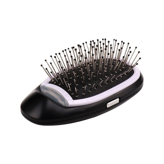 Ionic Hair Brush Portable Electric Magic Negative Ion Hair Comb Anti-static Massage Hairbrush Take Out Frizz Hair Brush