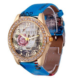 New Women Luxury Leather Geneva Neutral Watches man Watch Cheap Lady Girls Wristwatches Gift Hours Geneva relojes mujer clock