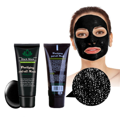 Black spot Remover Mask Nose Face Blackhead Remover Face Pack Peel Off Black Head Acne Treatments Charcoal Deep Clean Mask 1Pcs